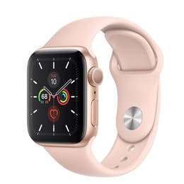 Apple Watch (Series 3) 2017 GPS 42 mm - Aluminium Gold - Sportarmband Rosa