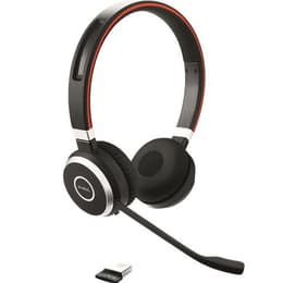 Jabra Evolve 65 Kopfhörer wireless mit Mikrofon - Schwarz/Rot