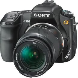 Spiegelreflexkamera - Sony A200 Schwarz Objektiv Sony DT 18-55mm f/3.5-5.6