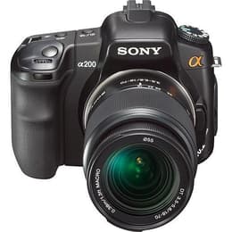 Spiegelreflexkamera - Sony A200 Schwarz Objektiv Sony DT 18-55mm f/3.5-5.6