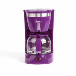 Kaffeemaschine Ohne Kapseln Livoo DOD163B 1.25L - Violett