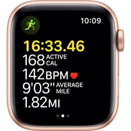 Apple Watch (Series SE) 2020 GPS 44 mm - Aluminium Gold - Sportarmband Polarstern