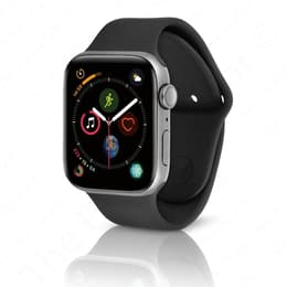 Apple Watch (Series 4) 2018 GPS 40 mm - Aluminium Silber - Sportarmband Schwarz