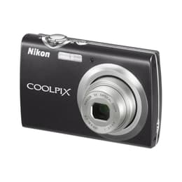 Kompakt - Nikon Coolpix S230 Schwarz Objektiv Nikon Nikkor 3X Optical Zoom 35-105mm f/3.1-5.9