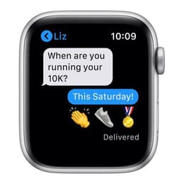Apple Watch Series 6 (2020) GPS + Cellular 44 mm - Rostfreier Stahl Silber