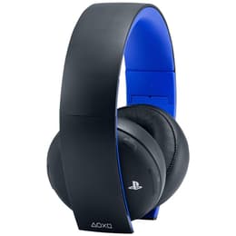 Sony PlayStation Gold Wireless Kopfhörer gaming kabelgebunden + kabellos mit Mikrofon - Schwarz/Blau