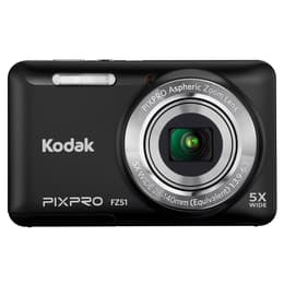 Kompakt Kamera Pixpro FZ51 - Schwarz + Kodak Pixpro Aspheric Zoom Lens 28-140mm f/3.9-6.3 f/3.9-6.3