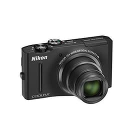 Kompakt Kamera Coolpix S8100 - Schwarz + Nikon Nikkor 10X Wide Optical Zoom ED VR 30-300mm f/3.5-5.6 f/3.5-5.6