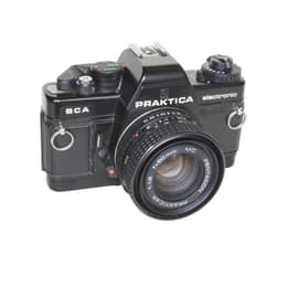 Spiegelreflexkamera - Praktica BCA Electronic Schwarz + Objektivö Pentacon Zoom 35-50mm f/1.8