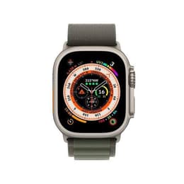 Apple Watch (Ultra) 2022 GPS + Cellular 49 mm - Titan Grau - Sportarmband Schwarz