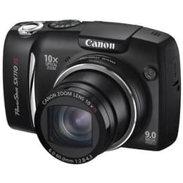 Kompakt Kamera PowerShot SX110 IS - Schwarz + Canon Canon Zoom Lens 36-360 mm f/2.8-4.3 IS f/2.8-4.3