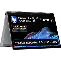 HP OmniBook X Flip 14" Ryzen AI 7 2 GHz - SSD 1 TB - 32GB QWERTY - Englisch