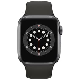 Apple Watch (Series 6) 2020 GPS 44 mm - Aluminium Space Grau - Sport loop Schwarz