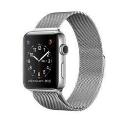 Apple Watch (Series 2) 38 mm - Aluminium Silber - Milanaise Armband