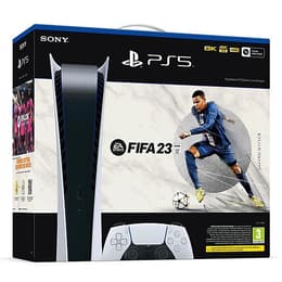 PlayStation 5 Digital Edition 825GB - Weiß + FIFA 23