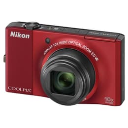 Kompakt Kamera Nikon Coolpix S8000 - Rot