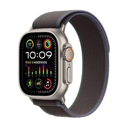 Apple Watch (Ultra) 2023 GPS + Cellular 49 mm - Titan Grau - Trail loop Schwarz