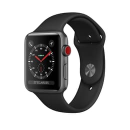 Apple Watch (Series 3) 2017 GPS + Cellular 38 mm - Aluminium - Sportarmband
