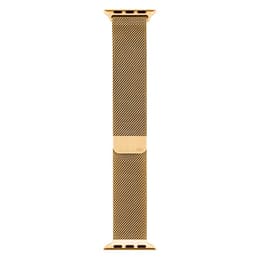 Apple Watch Series 9 (2023) GPS + Cellular 41 mm - Rostfreier Stahl Gold - Milanaise Armband Gold