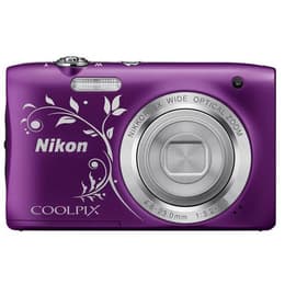 Kompakt - Nikon Coolpix S2900 Violett Objektiv Nikon Nikkor 5x Wide Optical Zoom Lens 4.6-23mm f/3.2-6.5