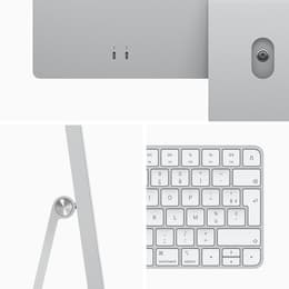iMac 24" (2021) Apple M1 mit 8‑Core CPU 8-core GPU - 256 GB SSD - 8 GB QWERTY - Portugiesisch Standardglas