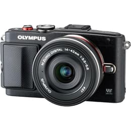 Hybrid-Kamera PEN E-PL6 - Schwarz + Olympus Olympus M.Zuiko Digital ED 14-42 mm f/3.5-5.6 EZ f/3.5-5.6