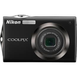 Kompakt Kamera Nikon Coolpix S4000 - Schwarz + Objektiv Nikkor 4x Wide Optical Zoom 27-108mm f/3.2-5.9