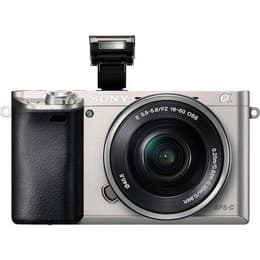 Hybrid-Kamera Sony Alpha ILCE 6000 Grau + Objektiv Sony E PZ 16-50 mm f/3.5-5.6 OSS