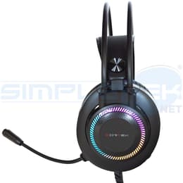 Simpletek FELIS Kopfhörer gaming mit Mikrofon - Schwarz