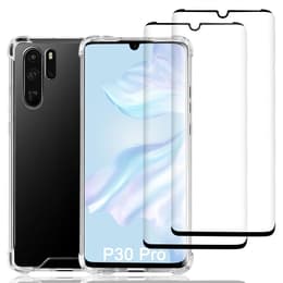 Hülle Huawei P30 Pro und 2 schutzfolien - Recycelter Kunststoff - Transparent