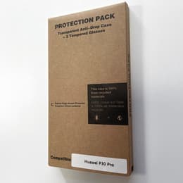Hülle P30 Pro und 2 schutzfolien - Recycelter Kunststoff - Transparent