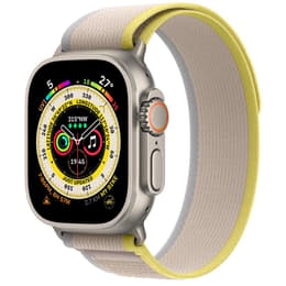 Apple Watch (Ultra) 2022 GPS + Cellular 49 mm - Titan Grau - Trail loop Gelb