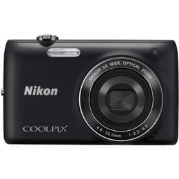 Kompakt - Nikon Coolpix S4150 Schwarz Objektiv Nikon Wide Optical Zoom 4.6-23mm f/3.2-6.5
