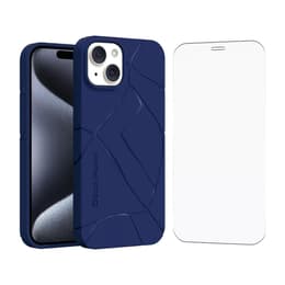 Back Market Hülle iPhone 13 und schutzfolie - GRS 4.0 Recycelter Kunststoff - Blau