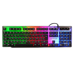 The G-Lab Tastatur AZERTY Französisch mit Hintergrundbeleuchtung Keyz Neon