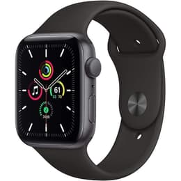 Apple Watch (Series SE) 2022 GPS + Cellular 40 mm - Aluminium Space Grau - Sportarmband Schwarz