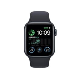 Apple Watch Series SE 2 (2022) GPS + Cellular 40 mm - Aluminium Mitternacht - Sportarmband Schwarz
