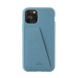 Hülle iPhone 11 Pro - Natürliches Material - Meeresblau
