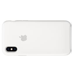 Apple-Hülle iPhone X / XS - Silikon Weiß