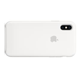 Apple-Hülle iPhone X / XS - Silikon Weiß