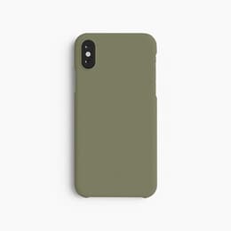 Hülle iPhone X/XS - Natürliches Material - Grün