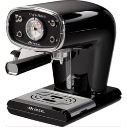 Espresso-Kapselmaschinen Kompatibel mit Kaffeepads nach ESE-Standard Ariete Cafè Retro 1388 1L - Schwarz