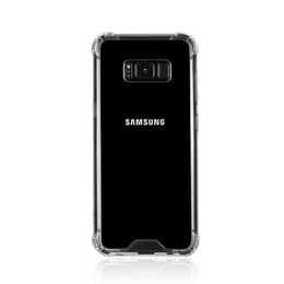 Hülle Galaxy S8 Plus und 2 schutzfolien - Recycelter Kunststoff - Transparent