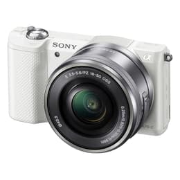 Hybrid - Sony Alpha A5000 Weiß Objektiv Sony E PZ 16-50mm f/3.5-5.6 OSS