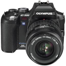 Spiegelreflexkamera - Olympus E 500 - Schwarz + Objektiv 14-45 mm