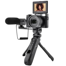 AgfaPhoto Realishot VLG-4K OPT - Schwarz + AgfaPhoto Optical Zoom Optique 5X 52mm f/2.4-5.04