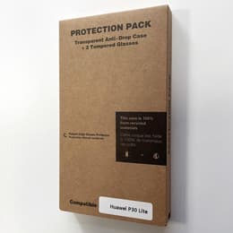 Hülle P30 Lite und 2 schutzfolien - Recycelter Kunststoff - Transparent