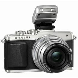 Hybrid-Kamera PEN E-PL7 - Schwarz/Grau + Olympus M.Zuiko Digital ED 14-42mm F3.5-5.6 EZ + M.Zuiko Digital ED 40-150mm 1:4-5.6 + M.Zuiko Digital 45mm F1.8 f/3.5-5.6 + f/4-5.6 + f/1.8