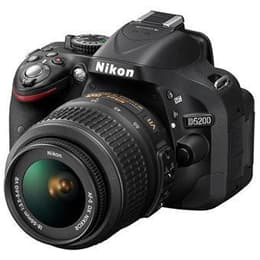 Reflex - Nikon D5200 - Schwarz + 18-55mm Objektiv