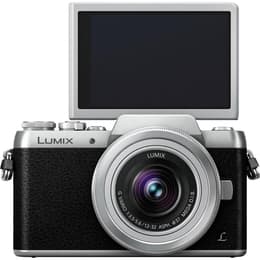 Hybrid-Kamera Lumix G DMC-GF7 - Silber/Schwarz + Panasonic Lumix G.Vario 12-32mm f/3.5-5.6 ASPH MEGA OIS f/3.5-5.6